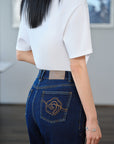 YAYING Gradient Flared Straight Pants