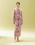EP YAYING Velvet Peony Jacket