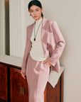 EP YAYING Silk Wool Blazer