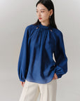 EP YAYING Silk Long-Sleeve Shirt EGKPS2338AZ