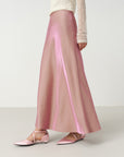 EP YAYING Satin A-Line Skirt EGKPA3309AF