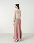 EP YAYING Satin A-Line Skirt EGKPA3309AF