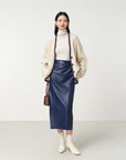 EP YAYING Leather Skirt EGKPP3517AB
