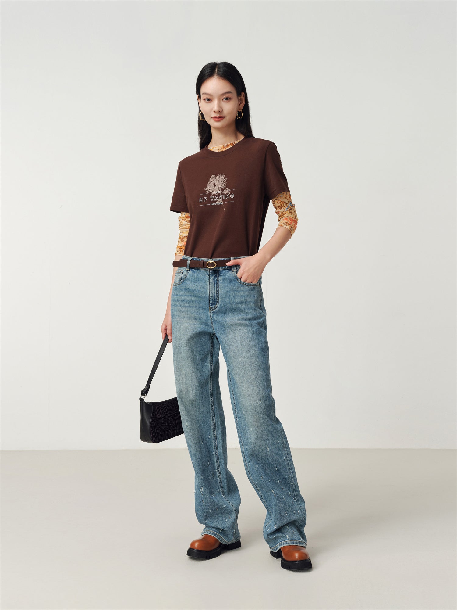 EP YAYING Cotton Short Sleeve T-Shirt EGKPC5322AK