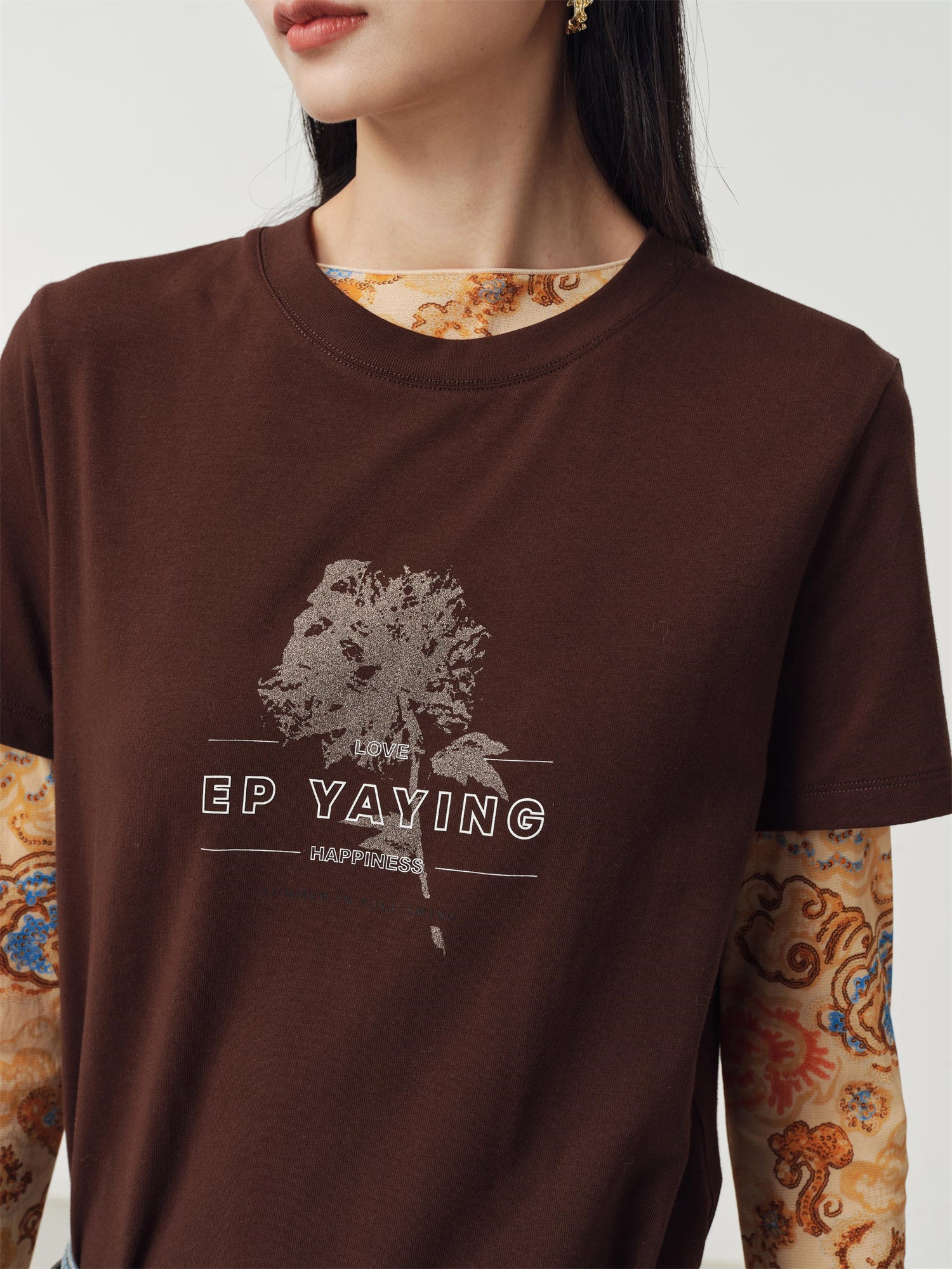 EP YAYING Cotton Short Sleeve T-Shirt EGKPC5322AK