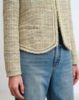EP YAYING Tweed Jacket Cropped Coat EGKPC1242AG