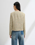 EP YAYING Tweed Jacket Cropped Coat EGKPC1242AG