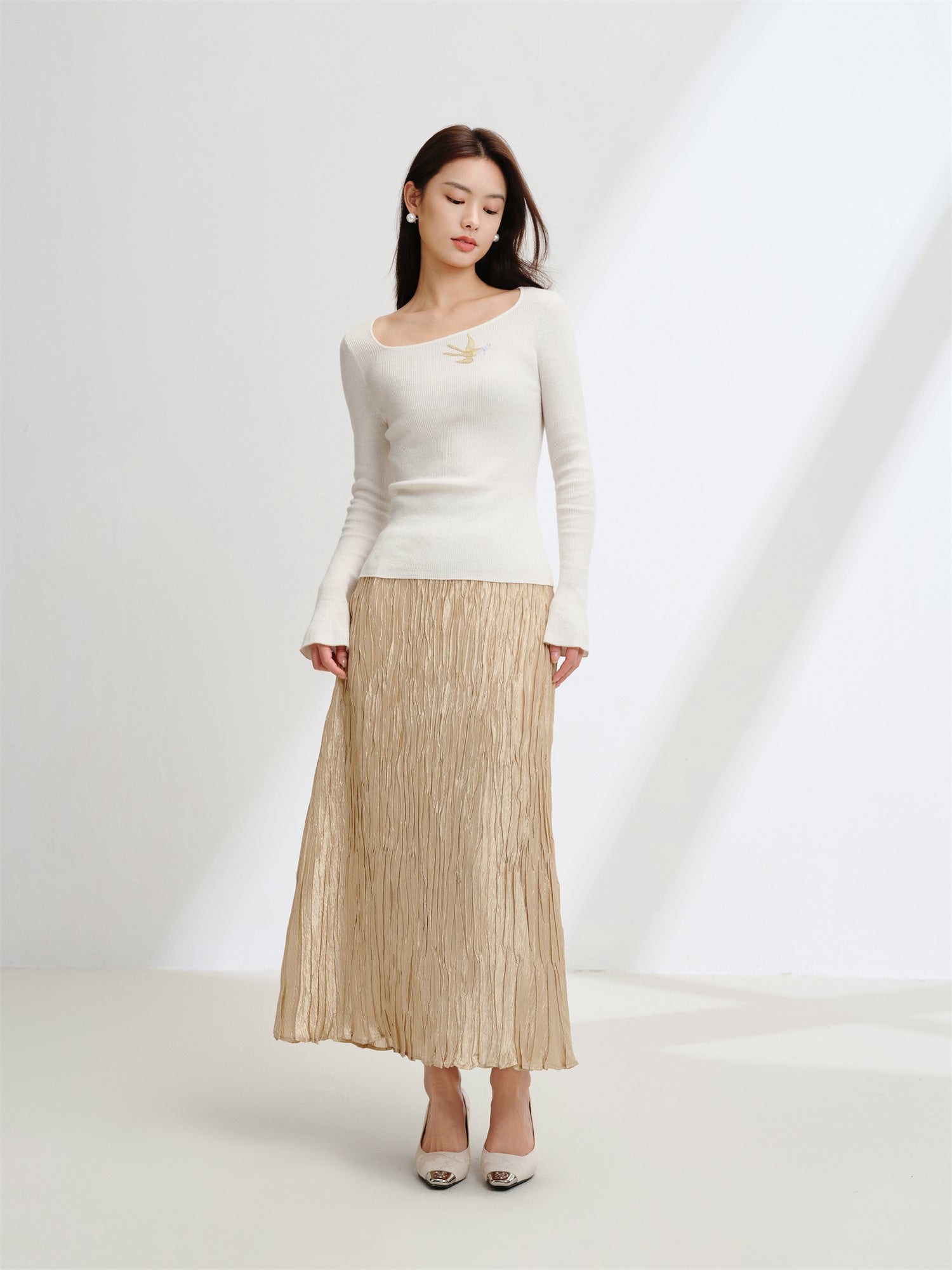 EP YAYING Pleated Skirt EGKEA3402AE