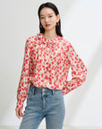 EP YAYING Silk Printed Shirt EGKPS2207AR