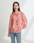 EP YAYING Silk Printed Shirt EGKPS2207AR