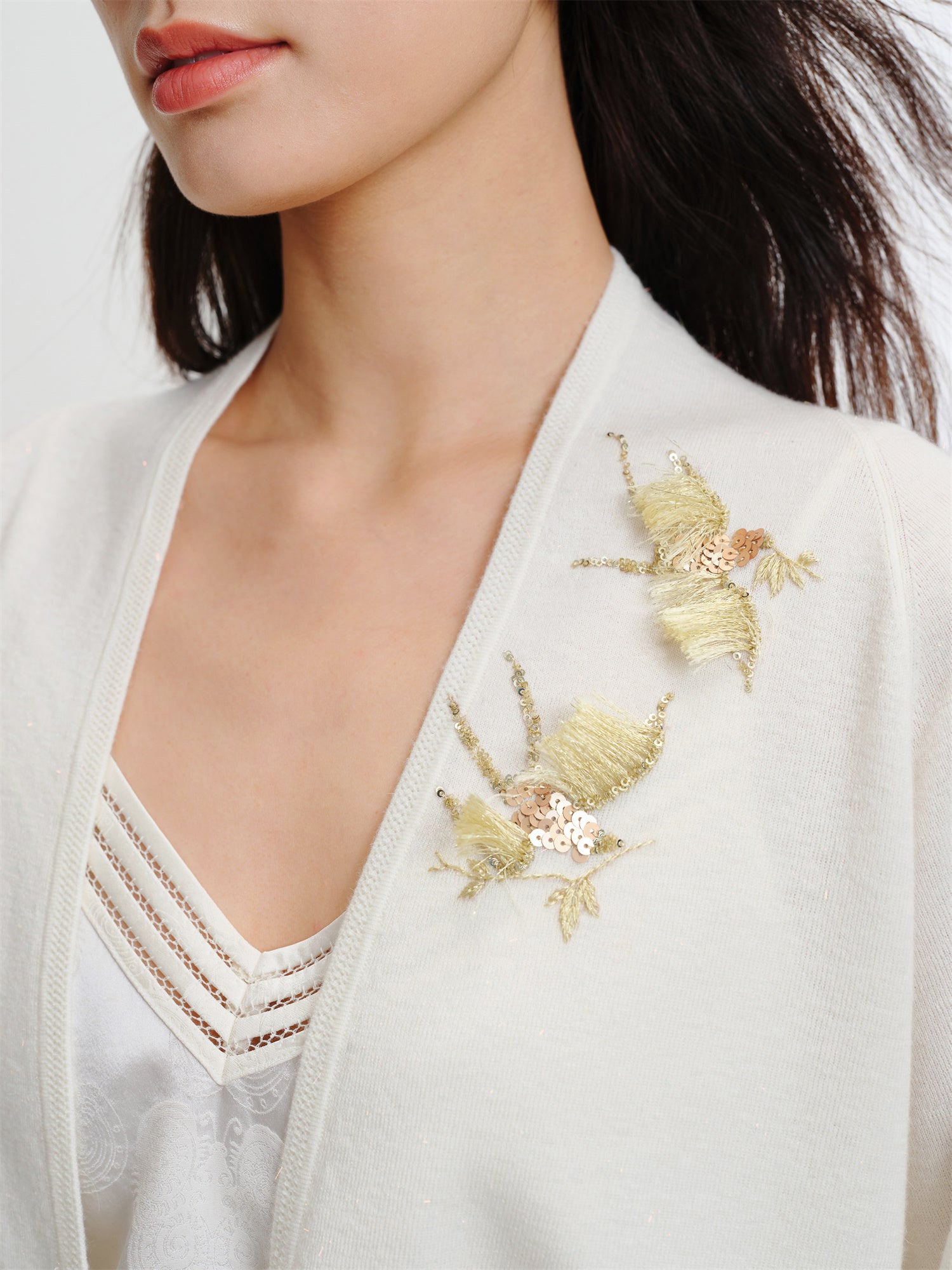 EP YAYING Wool Knit Cardigan EGKPS9106AW