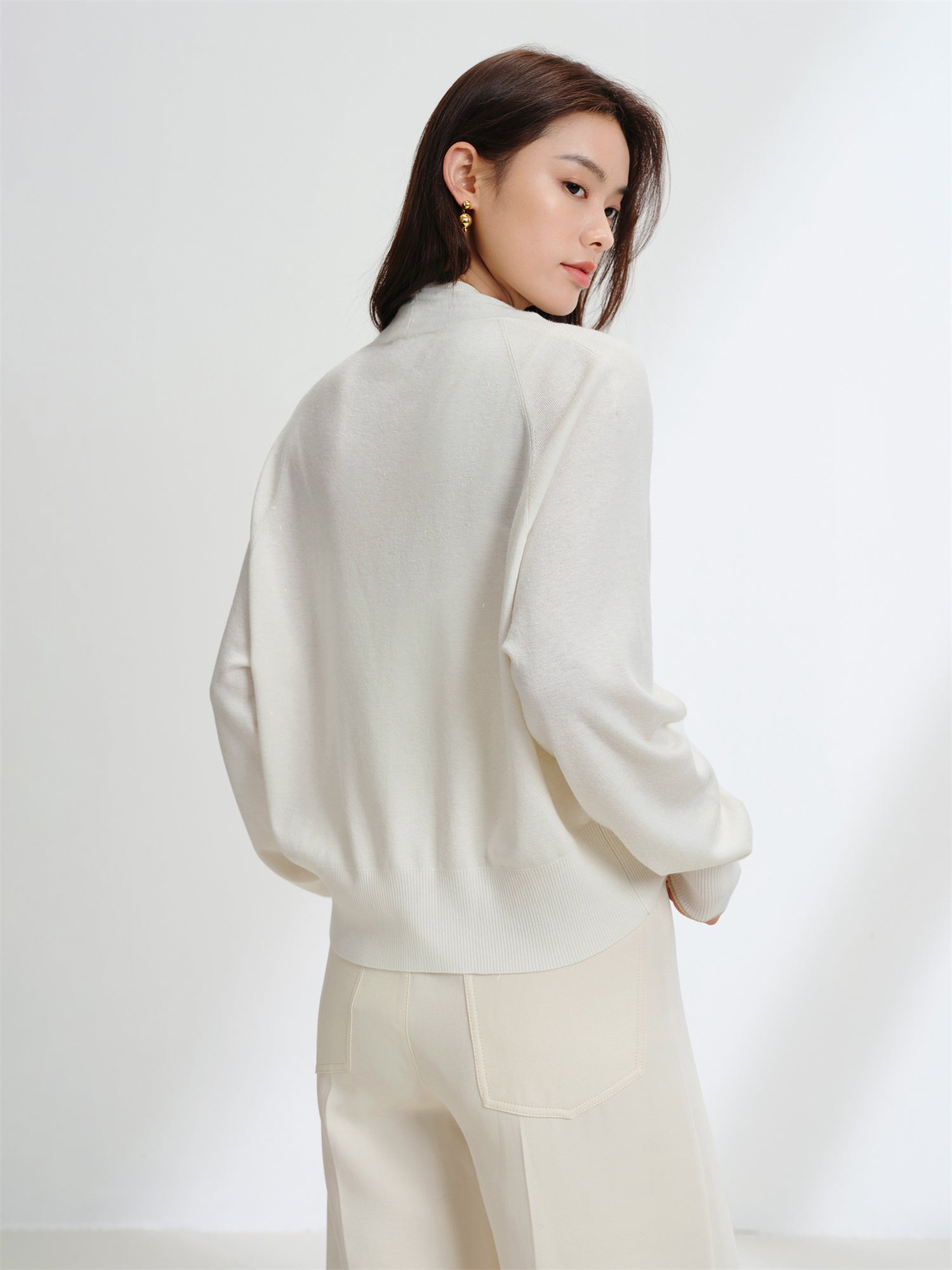 EP YAYING Wool Knit Cardigan EGKPS9106AW