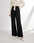 EP YAYING Black Straight Leg Pant