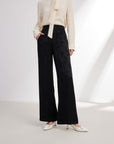 EP YAYING Black Straight Leg Pant