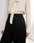 EP YAYING Black Straight Leg Pant