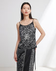 EP YAYING Ethnic Style Silk Camisole