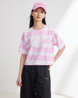 EP YAYING Pink Tie-Dye T-Shirt