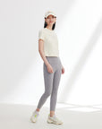 EP YAYING Beige Basic T-Shirt