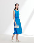 EP YAYING Pleated Sleeveless Dress