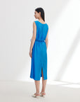 EP YAYING Pleated Sleeveless Dress