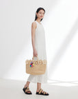 YAYING White Sleeveless Dress