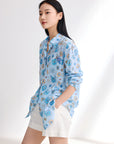 EP YAYING Mulberry Silk Shirt