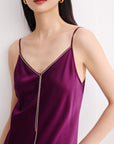 EP YAYING Silk Suspenders Dress