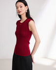 EP YAYING Wool Sleeveless Vest