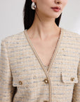 EP YAYING Tweed Chanel-Style Jacket