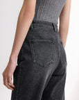 EP YAYING Black Straight Leg Pants
