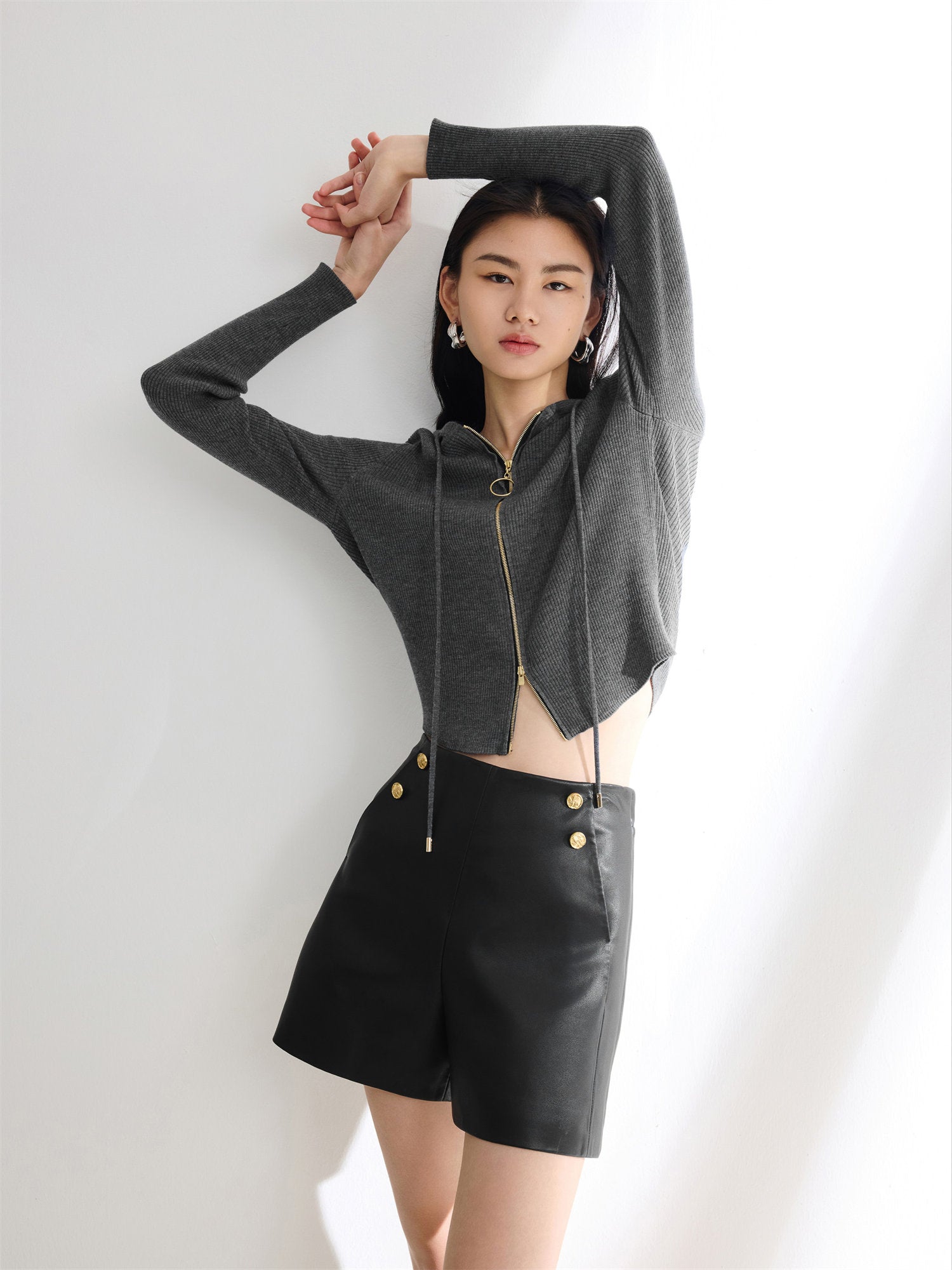 EP YAYING Wool Knitted Sweater