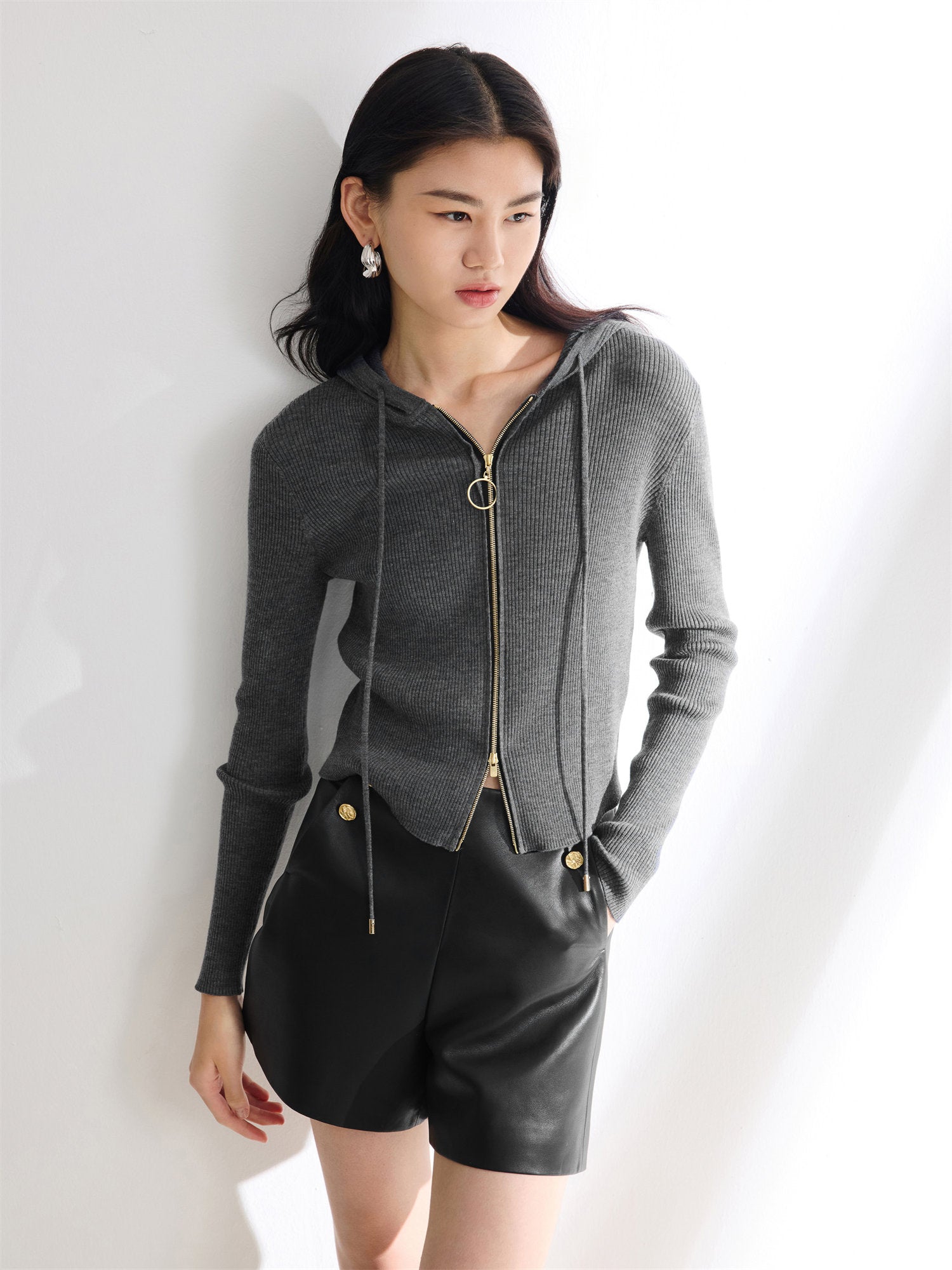 EP YAYING Wool Knitted Sweater