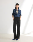 EP YAYING Stretch Suit Pants