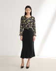 EP YAYING Mulberry Silk Skirt