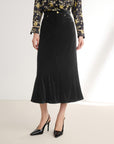 EP YAYING Velvet Mermaid Skirt
