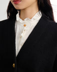 EP YAYING Pure Wool Knitted Cardigan