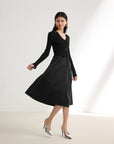EP YAYING Faux Two-Piece Dress
