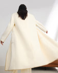 EP YAYING Double-Faced Wool Overcoat