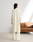 EP YAYING Double-Faced Wool Overcoat