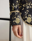 EP YAYING Chinese Style Jacquard Shirt