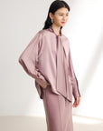EP YAYING Silk Long-Sleeve Shirt