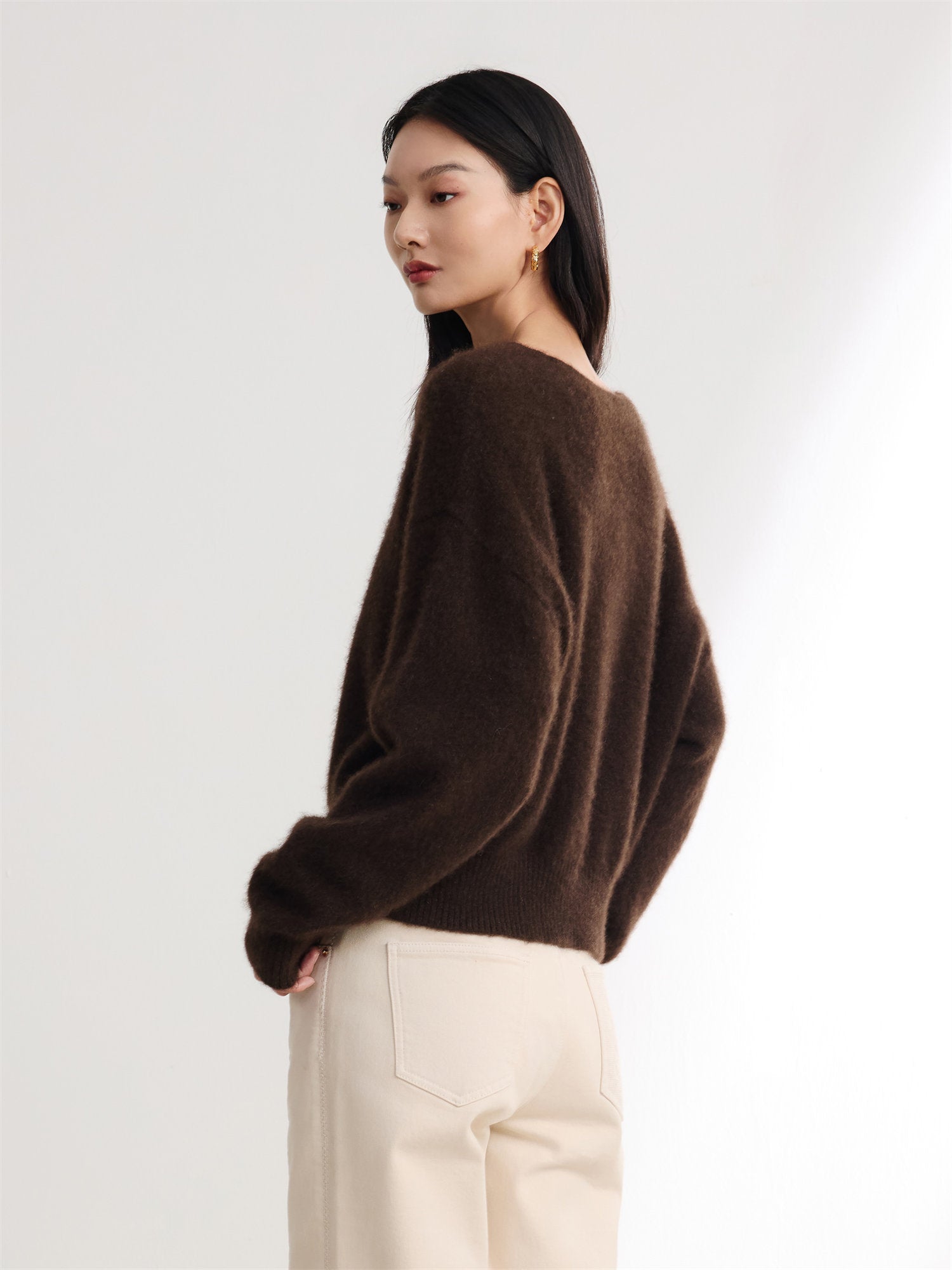 EP YAYING Yak Wool Knitted Sweater