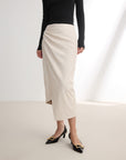EP YAYING Deconstructed Midi Skirt
