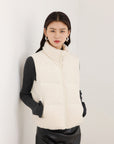 EP YAYING Cream Contrast Sleeve Hoodie