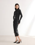 EP YAYING Black Fitted Top