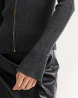 EP YAYING Black Fitted Top