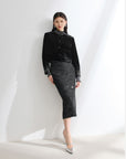 EP YAYING Black Blazer