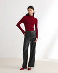 EP YAYING Straight-Leg Trousers