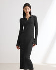 EP YAYING Black Long Sleeve Dress