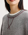 EP YAYING Knitted Sweatshirt Pullover